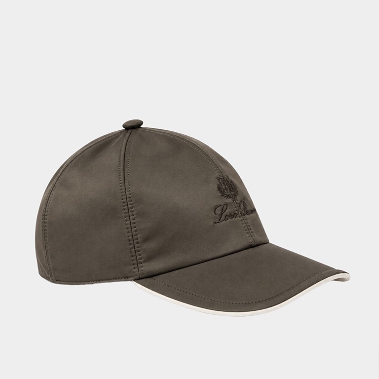 Зелена нейлонова кепка Loro Piana