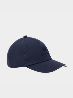 Синя нейлонова кепка Loro Piana