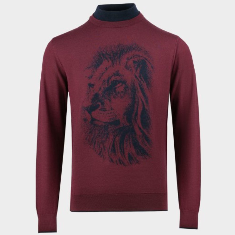 Светр чоловічий бордовий Светр чоловічий бордовий