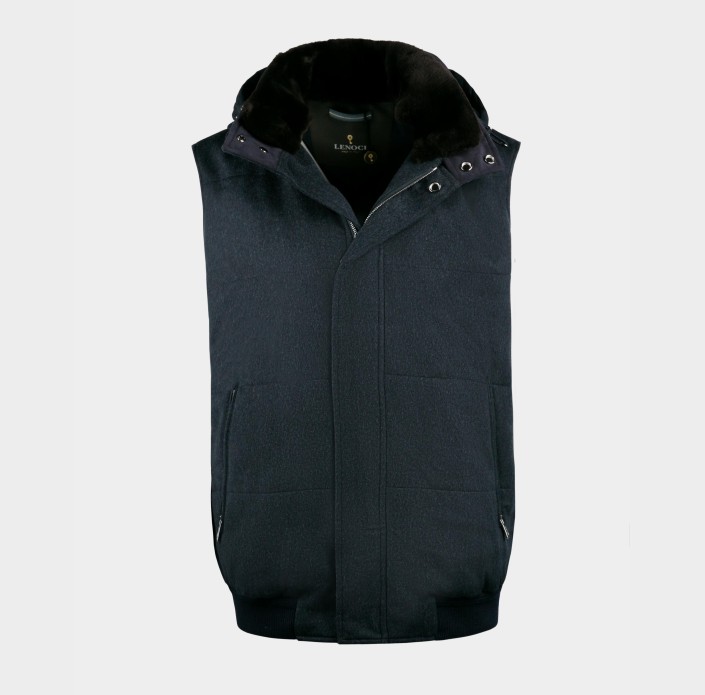 Жилет чоловічий синій