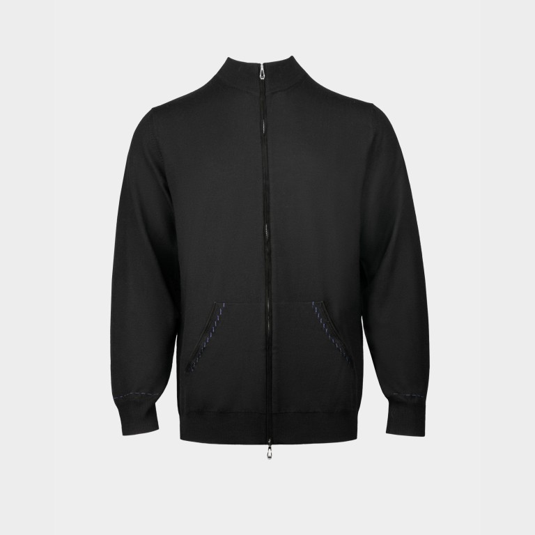 Чорний чоловічий  кардиган