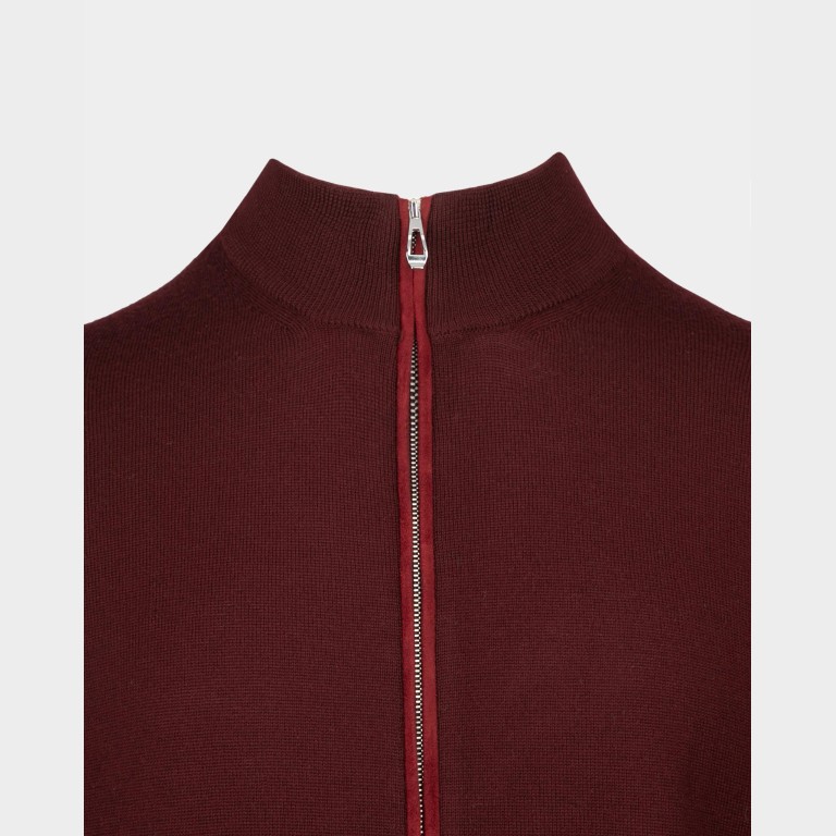 Бордовий чоловічий  кардиган