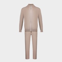 Спорт костюм бежевий на зіпі 