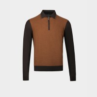 Коричневое мужское поло Коричневое мужское поло