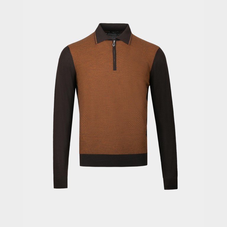 Коричневе чоловіче поло 