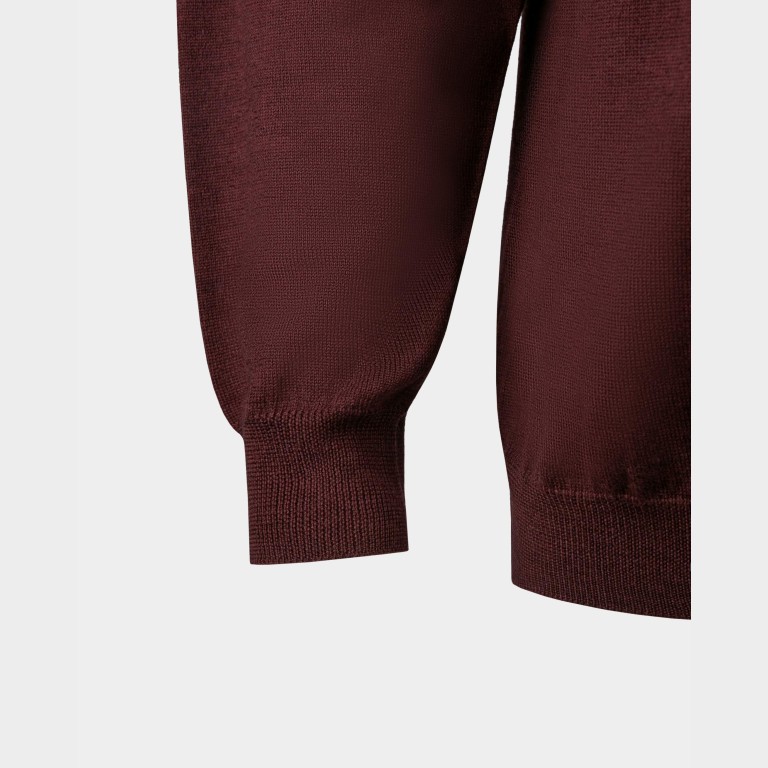 Бордовий чоловічий светр