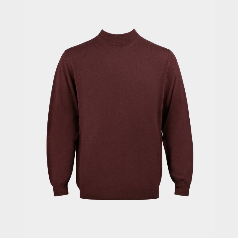 Бордовий чоловічий светр