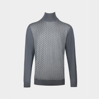 Серый мужской гольф