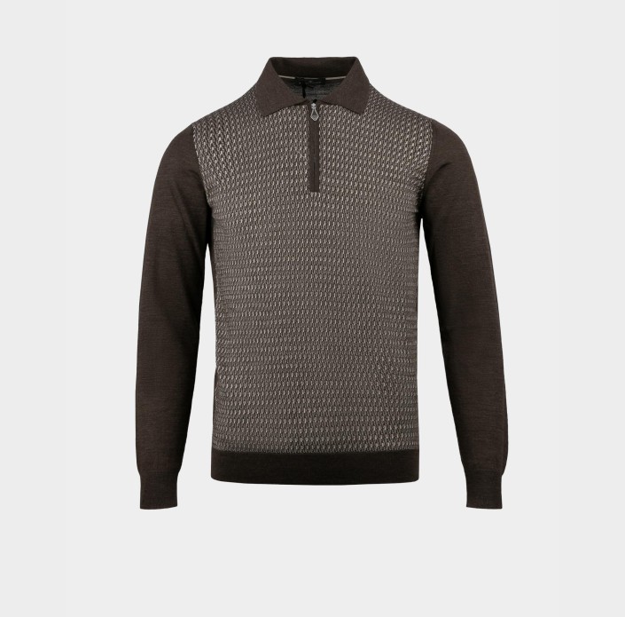 Коричневе чоловіче поло