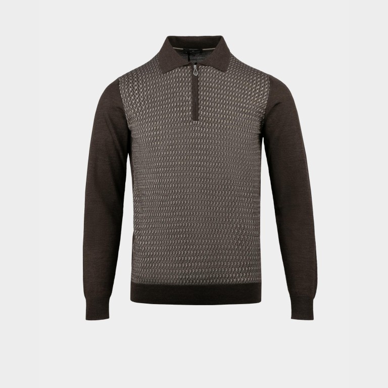 Коричневе чоловіче поло