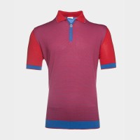 Трикотаж літній червоний на блискавці  Трикотаж літній червоний на блискавці