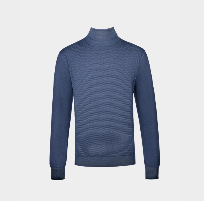 Гольф блакитний чоловічий