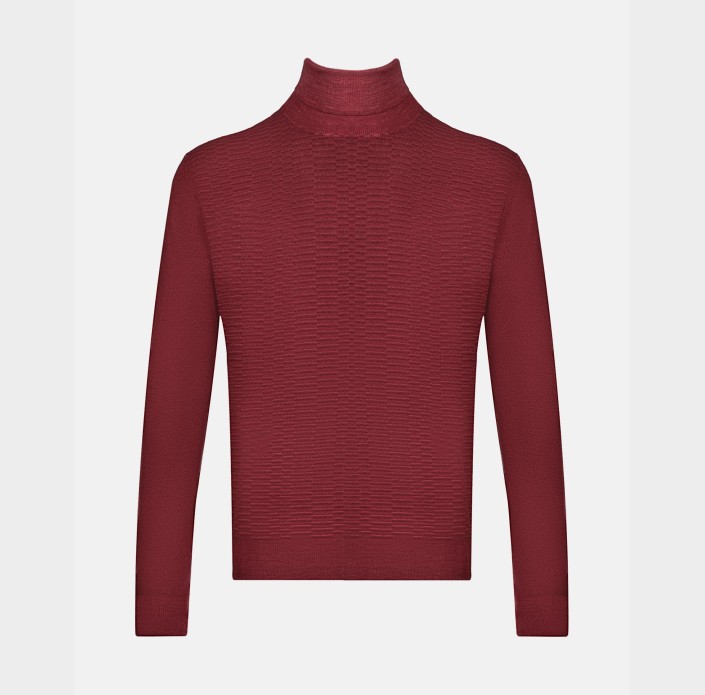 Гольф бордовий чоловічий