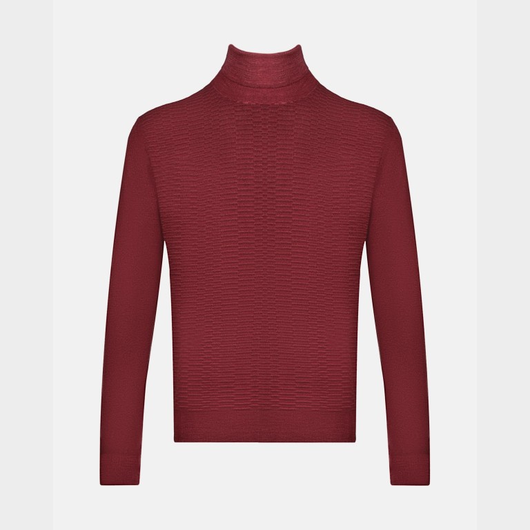 Гольф бордовий чоловічий