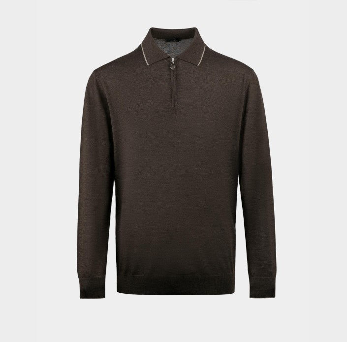 Коричневе чоловіче поло Коричневе чоловіче поло
