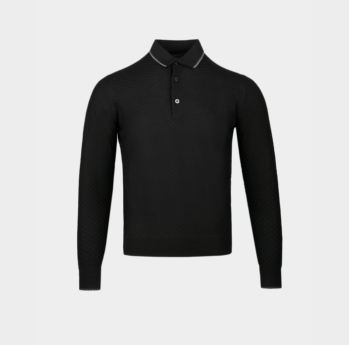 Чорне чоловіче поло