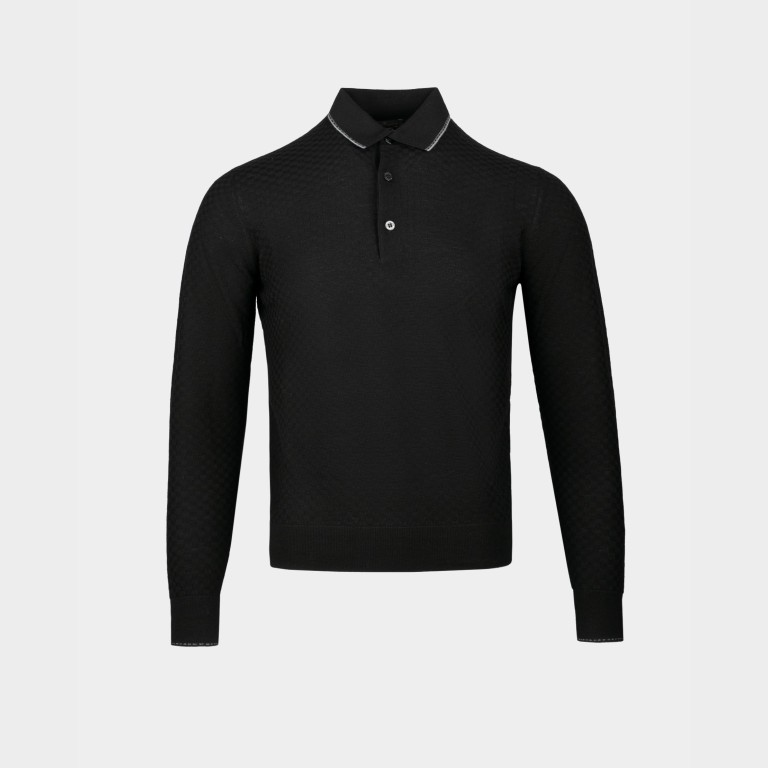 Чорне чоловіче поло