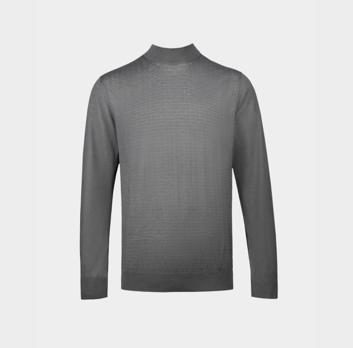 Сірий чоловічий светр джемпер