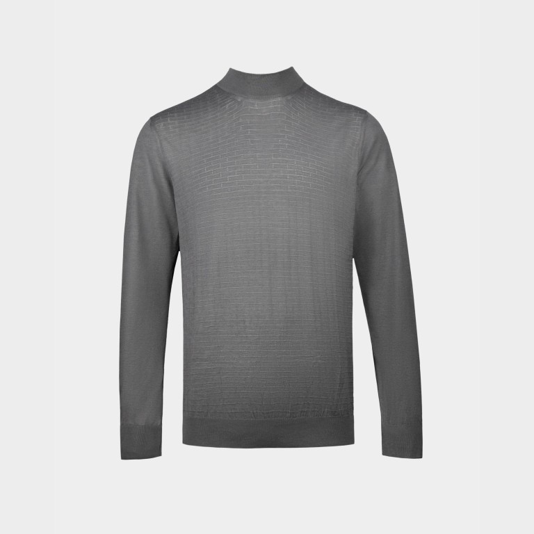 Сірий чоловічий светр джемпер