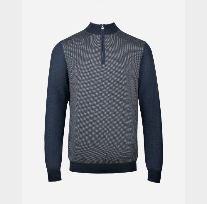 Синій чоловічий светр