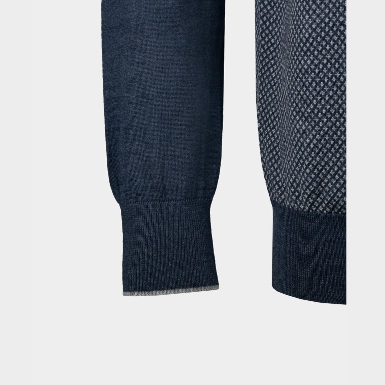 Синій чоловічий светр