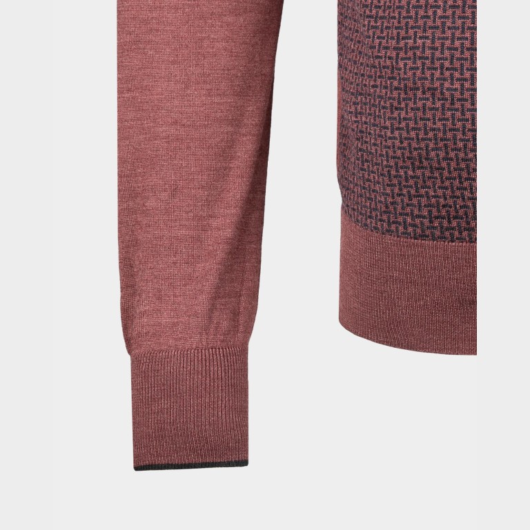 Бордовий чоловічий светр