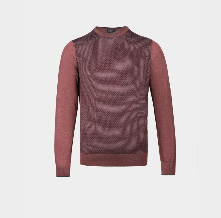 Бордовий чоловічий светр