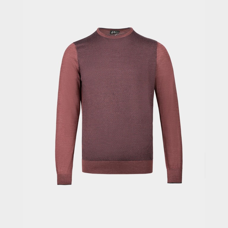 Бордовий чоловічий светр