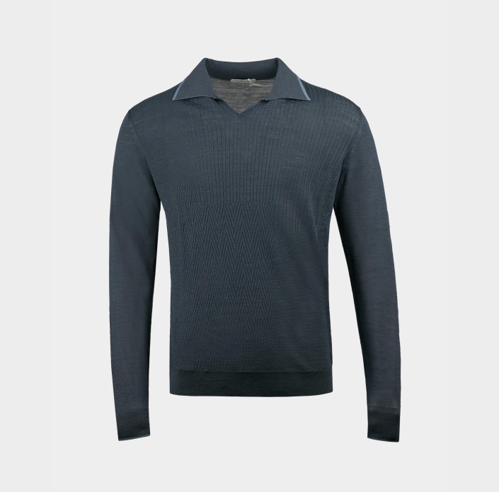 Джемпер чоловічий синій