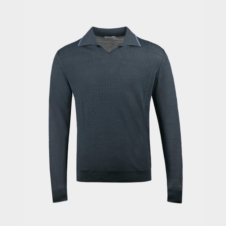 Джемпер чоловічий синій