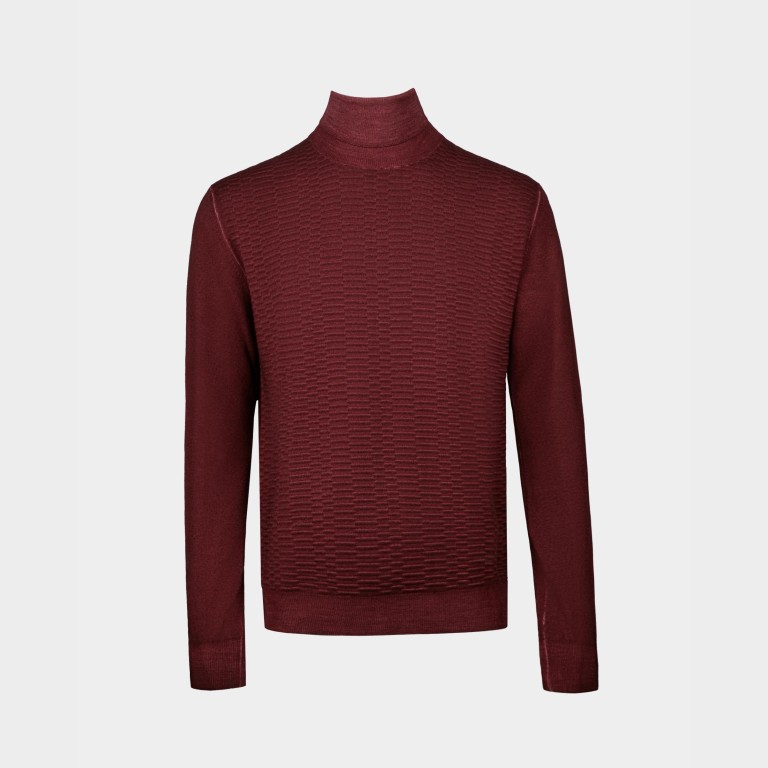 Гольф бордовий чоловічий