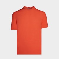 Трикотаж помаранчевий з круглим горлом